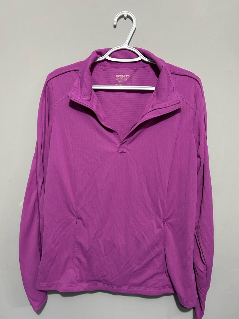 Mondetta Women's Quarter-Zip Pullover - Purple